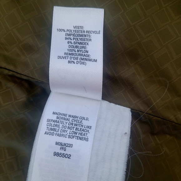 Cabela's 650 Goose Down Filled Piffer Jacket. Size L - Picture 12 of 12